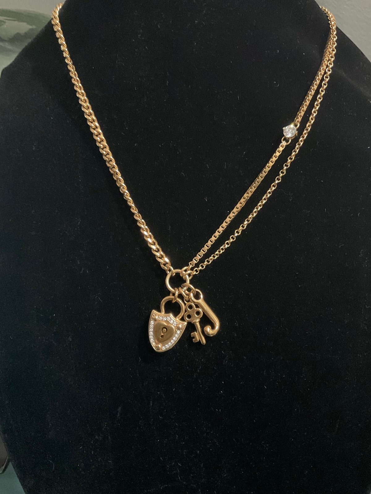 Juicy Couture Lock Necklaces Mercari