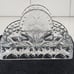 Vintage Cut Crystal Napkin Holder