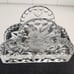 Vintage Cut Crystal Napkin Holder