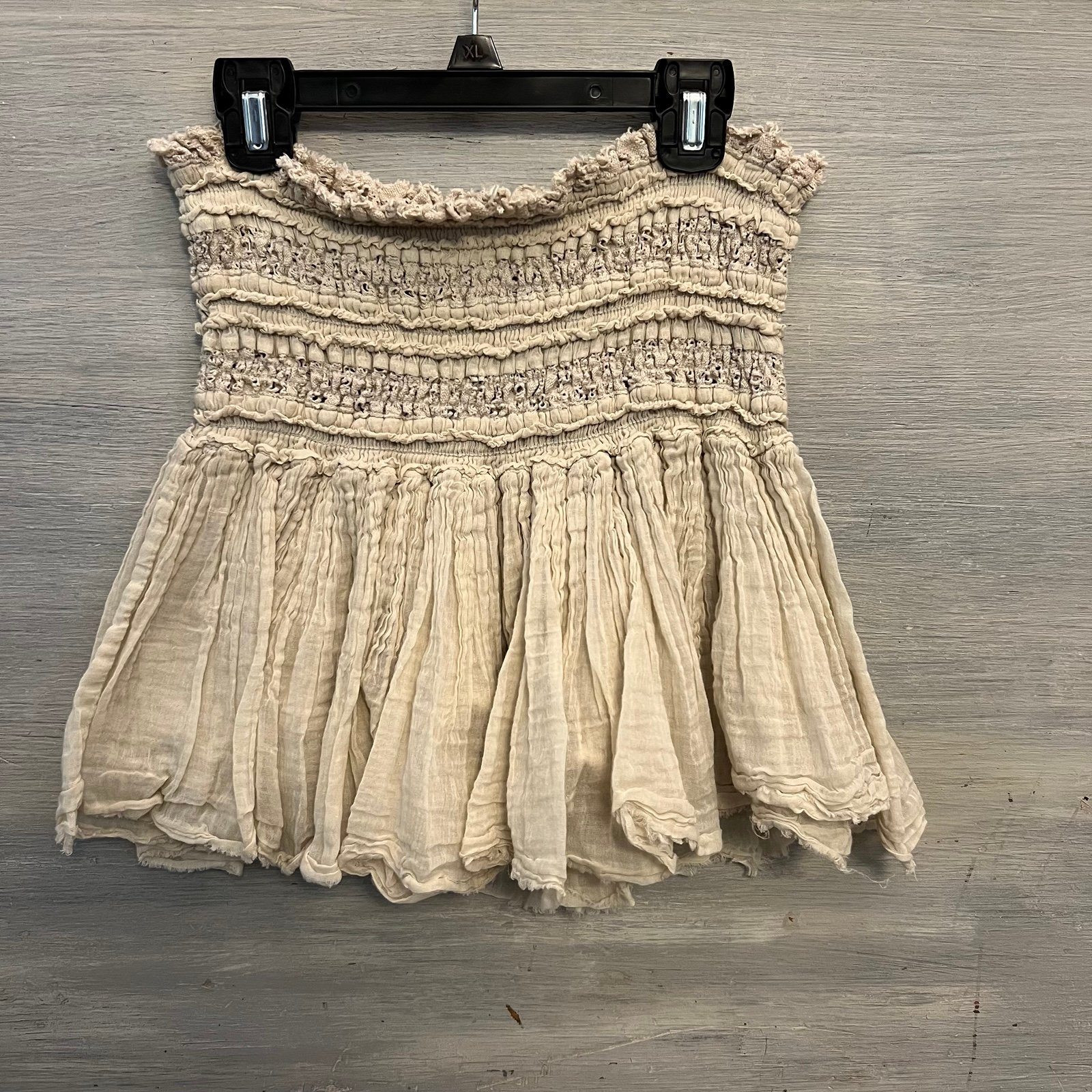 Free People One Ravenna Convertible Mini Skirt Tube Top Medium Good Condition