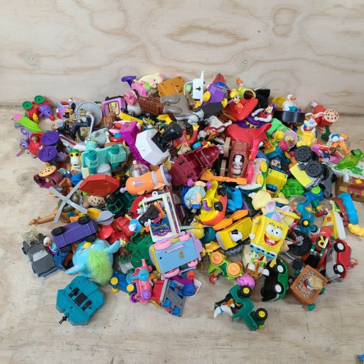 90s 00s Vintage McDonalds Happy Meal Toys Lot Cars Disney Mixed Fast Food