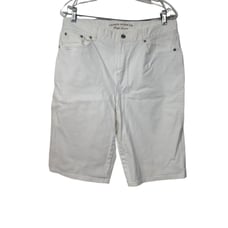 Ralph Lauren White Bermuda Denim Shorts 10
