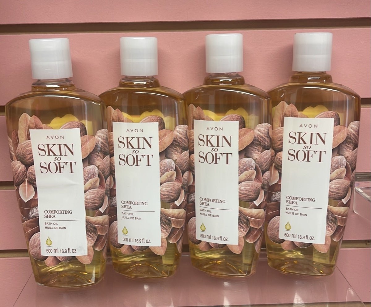 4, Skin So Soft Comforting Shea Butter Bath Oil