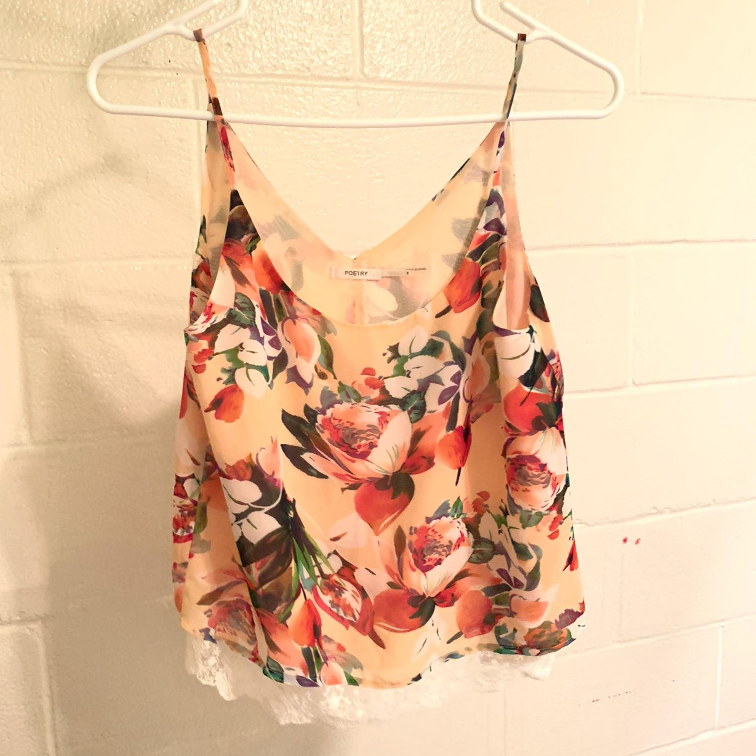 Floral Boho top/Poetry