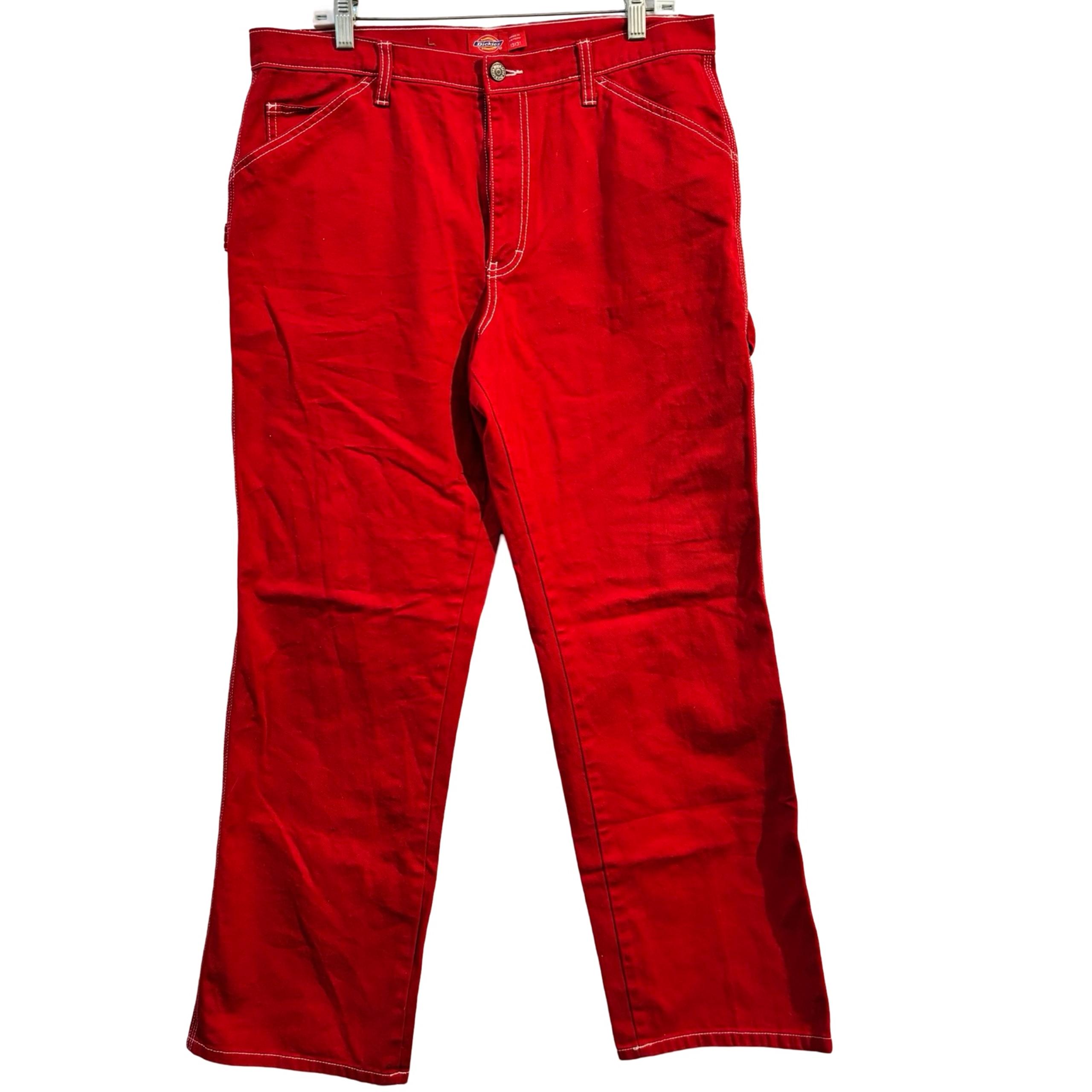 Red Dickies Women’s Carpenter Jeans 13/31