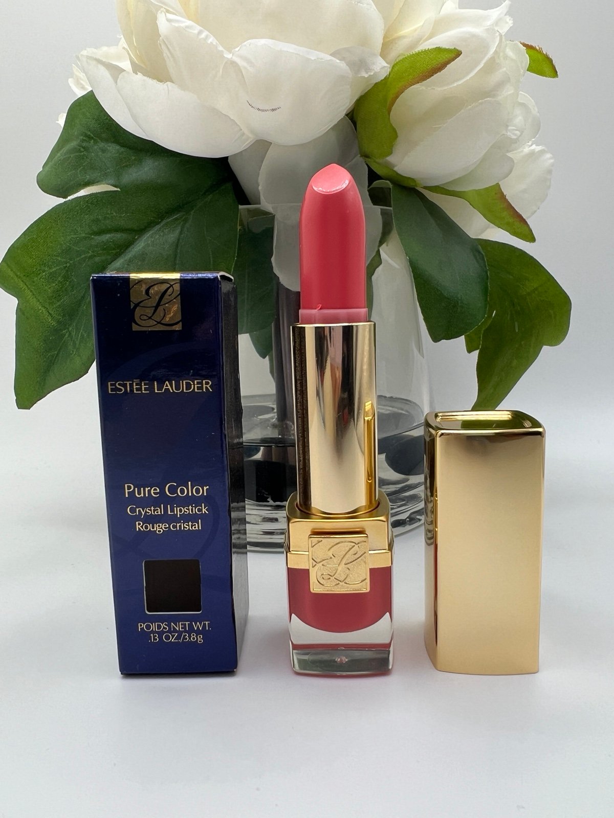 Estee Lauder Pure Color Crystal Lipstick Rouge Cristal #C9 Crystal Blossom Creme