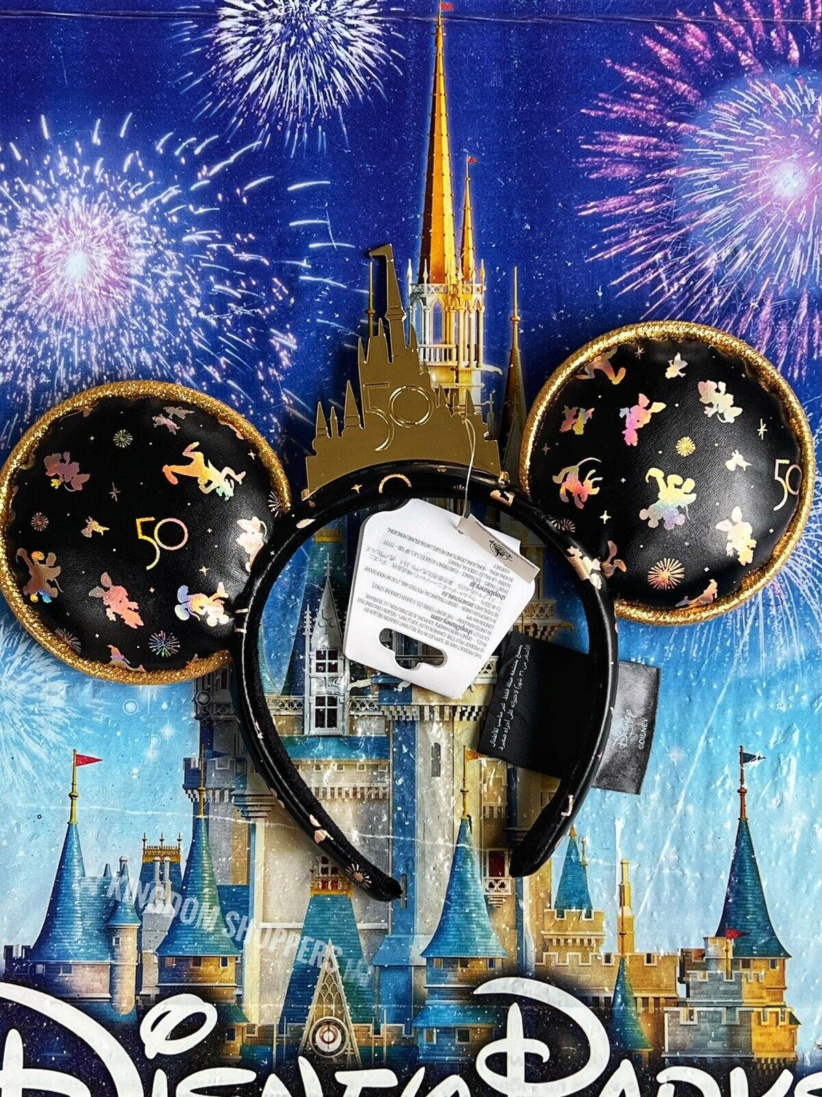 2023 Disney Parks 50th Anniversary Mickey Minnie Mouse Grand Finale Ear Headband