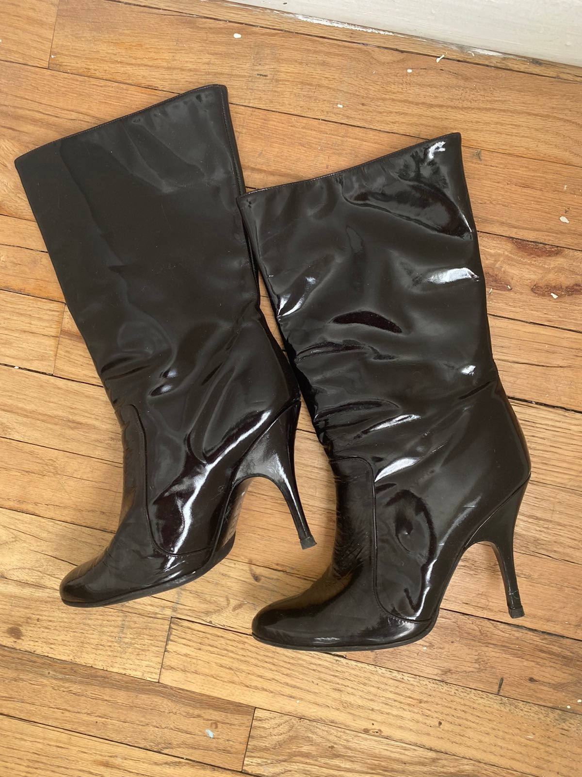 Lanvin Patent Leather Boots