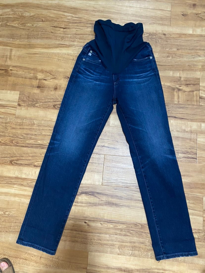 ag adriano goldschmied denim maternity jeans 27