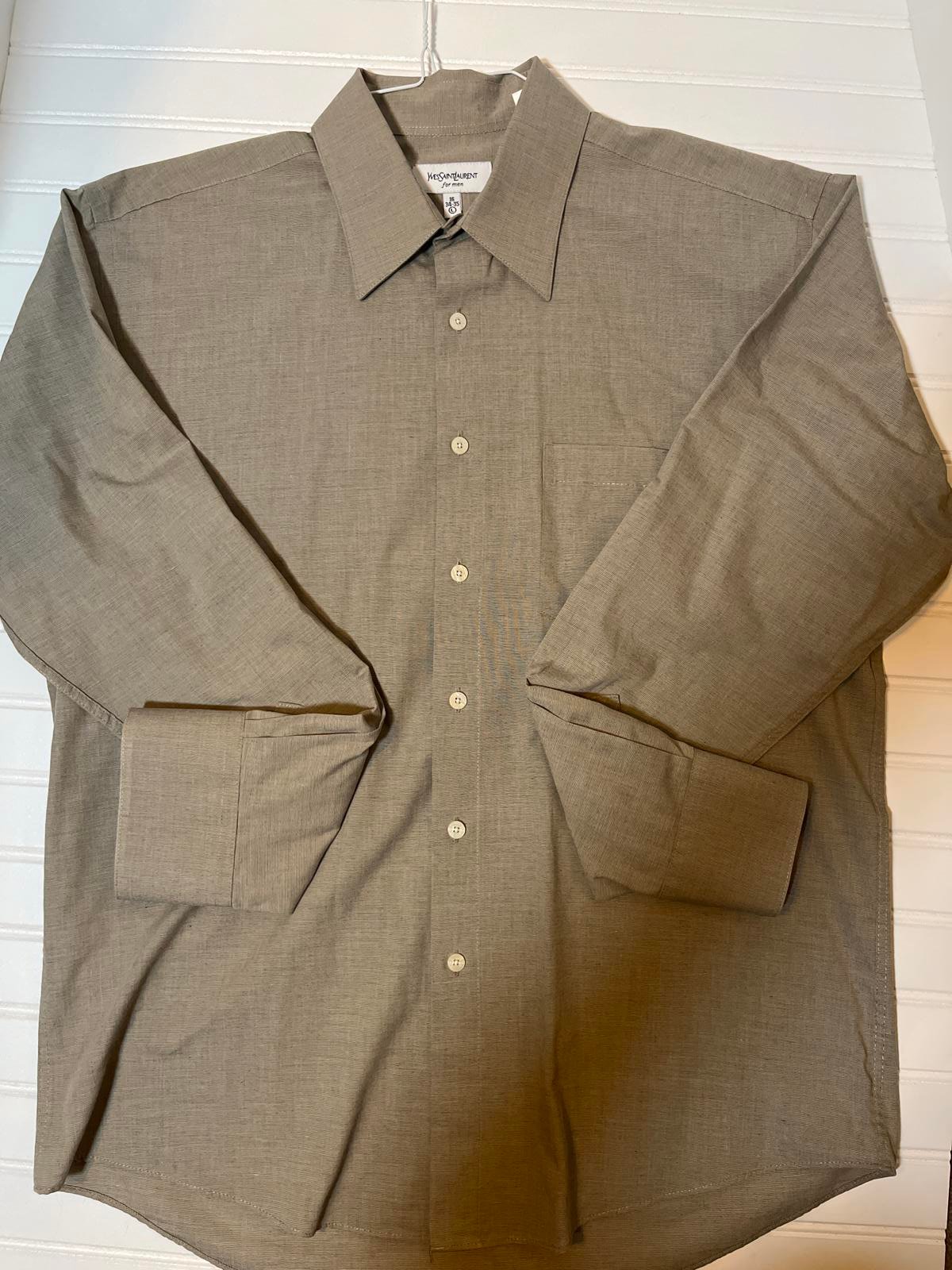 Authentic Yves Saint Laurent Mens Dress Shirt Size Large