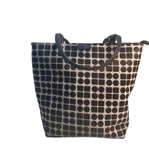 KATE SPADE VINTAGE Noel Pattern Chelsea Tote 10.5X4X8.75