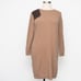 Lauren Ralph Lauren. Faux-Leather-Trim Wool-Cashmere Dress.