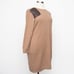 Lauren Ralph Lauren. Faux-Leather-Trim Wool-Cashmere Dress.