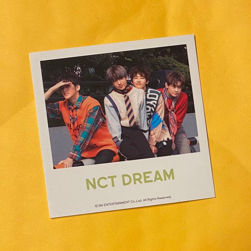 NCT Dream POB polaroid photo pc