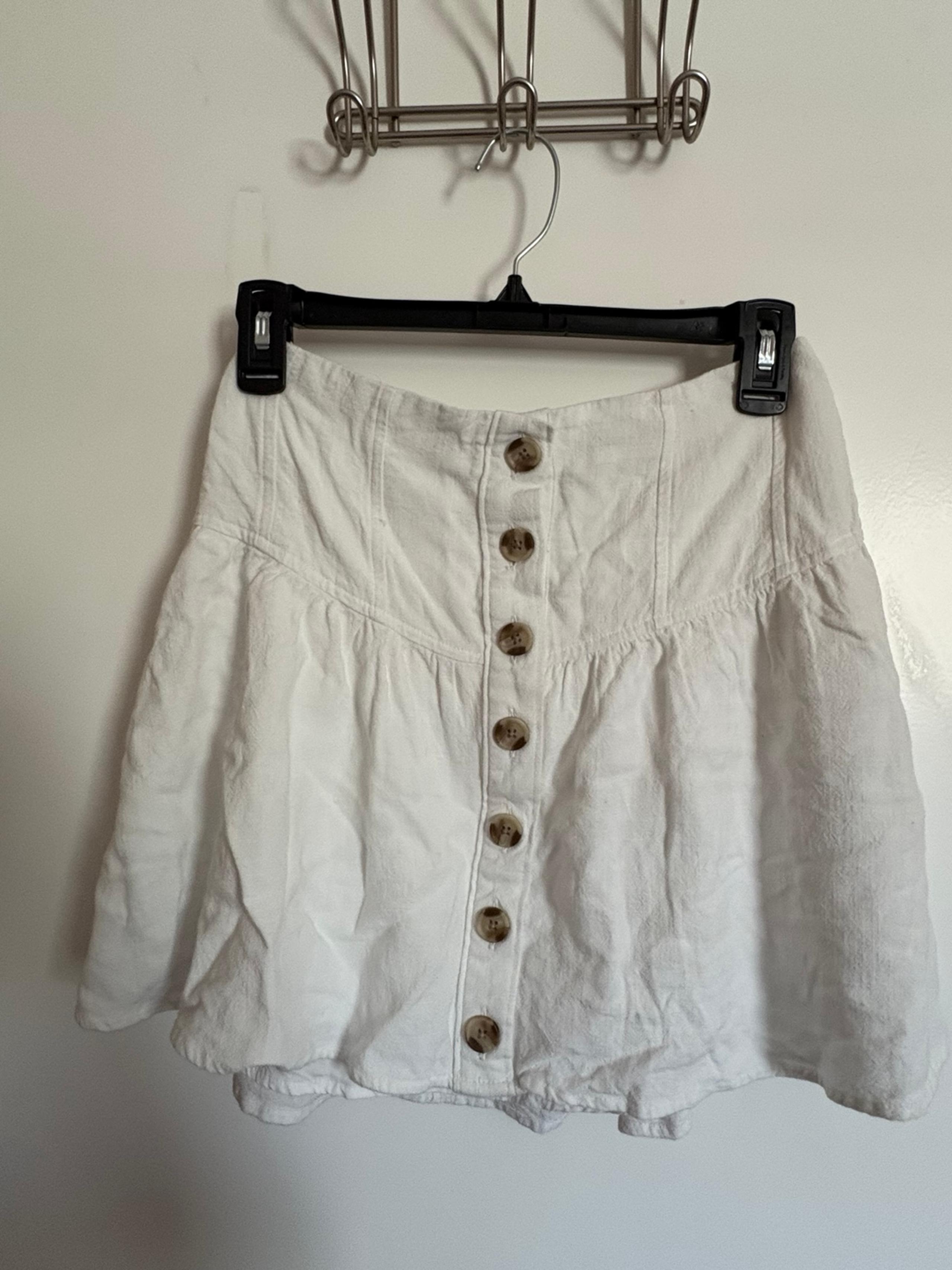 SO White Mini Skirt Size S NWOT