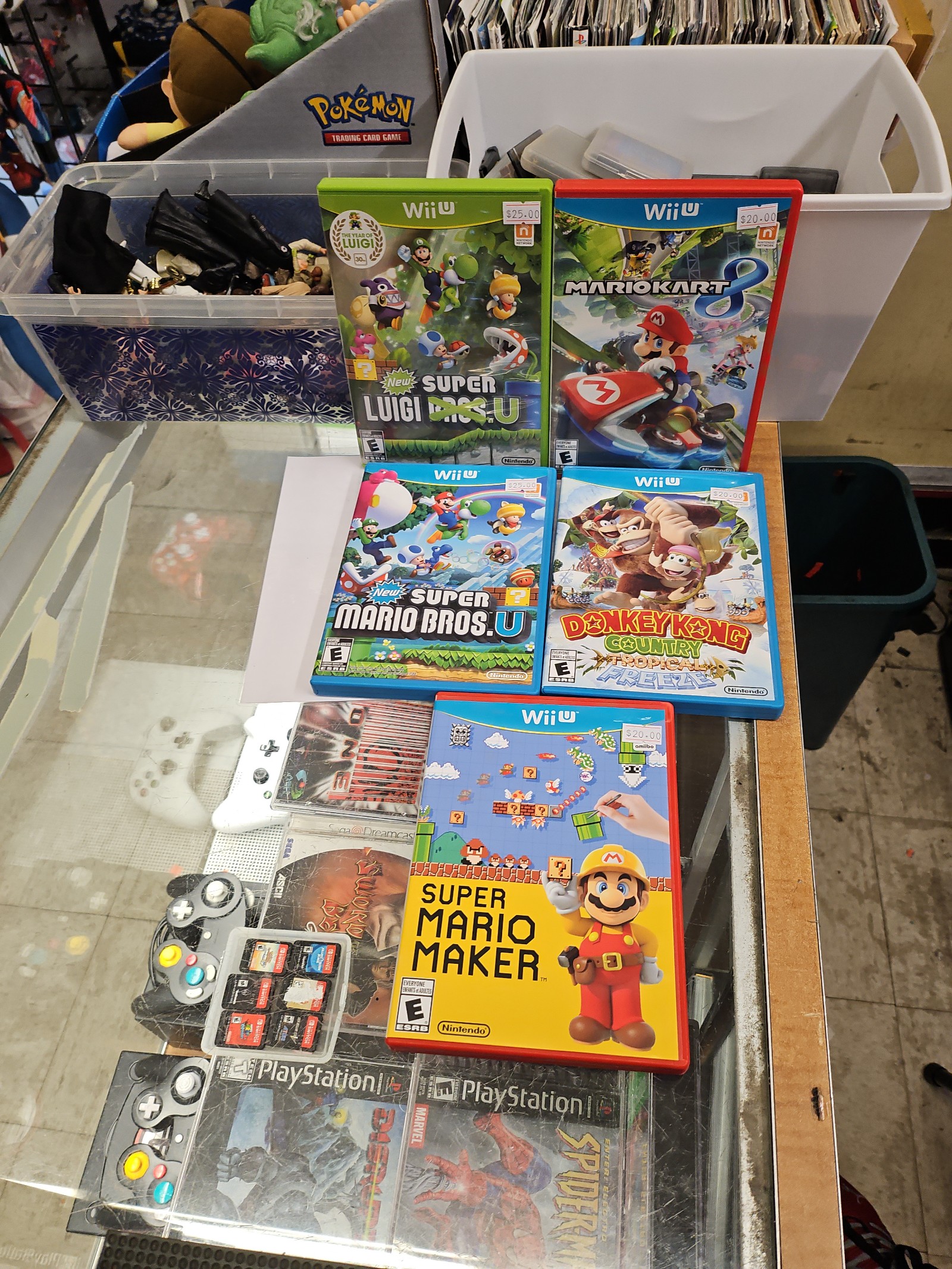 Wii u lot of 5 games all good condition