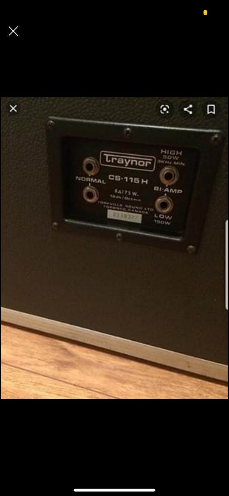 Traynor speakers