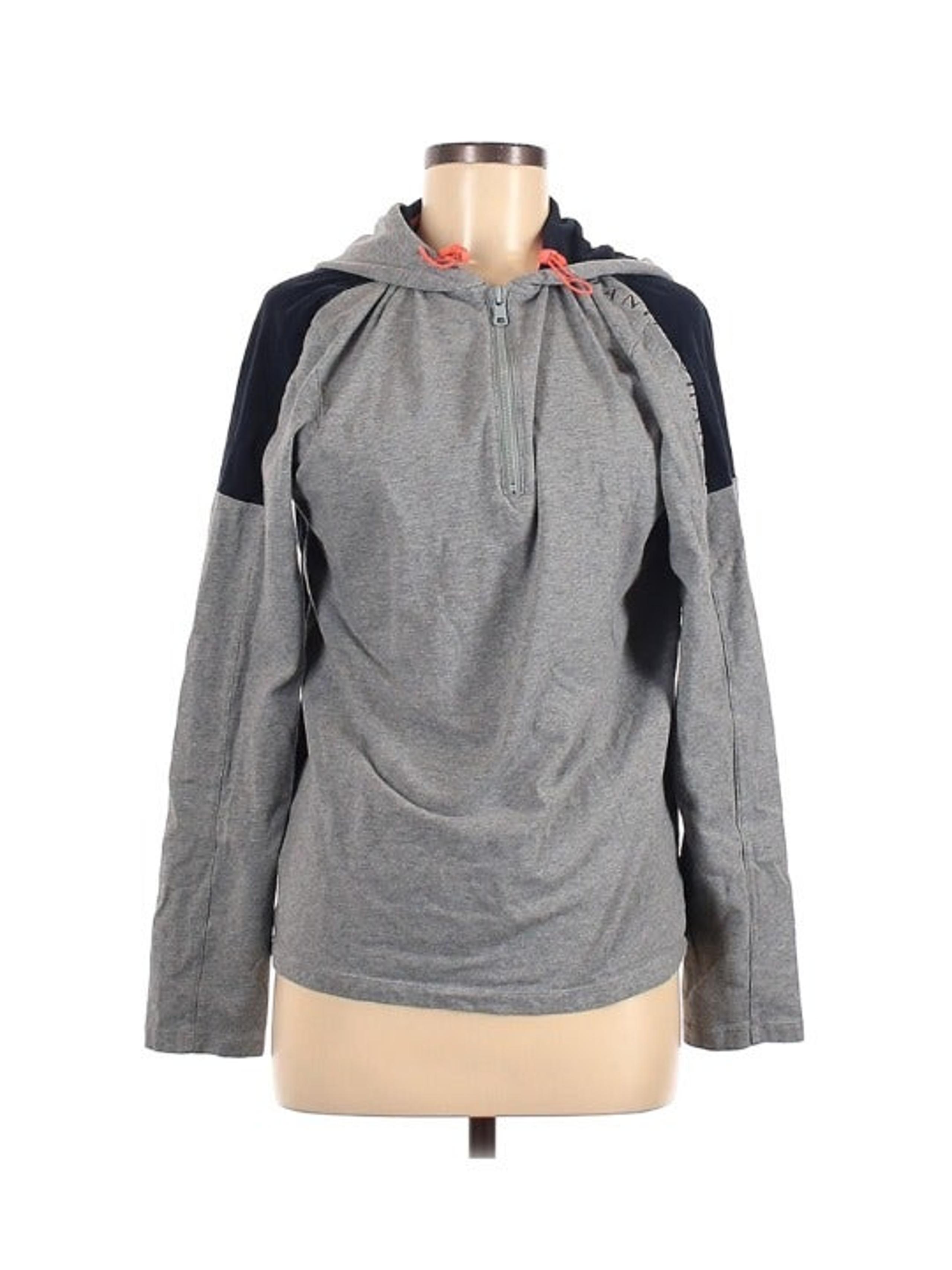 A|X ARMANI EXCHANGE WOMENS PULLOVER HOODIE  MED