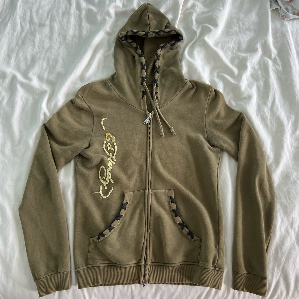 Vintage Ed Hardy Zip Up Hoodie