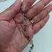 Vintage Clear Crystal Quartz Nugget, Small Faceted Semi Precious Stones Necklace