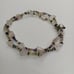 Vintage Clear Crystal Quartz Nugget, Small Faceted Semi Precious Stones Necklace