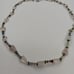 Vintage Clear Crystal Quartz Nugget, Small Faceted Semi Precious Stones Necklace
