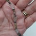 Vintage Clear Crystal Quartz Nugget, Small Faceted Semi Precious Stones Necklace