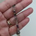 Vintage Clear Crystal Quartz Nugget, Small Faceted Semi Precious Stones Necklace