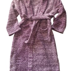 Pre-owned Barefoot Dreams Cozychic Adult Robe Super Soft Maroon Size 2