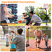 Adjustable Basketball Hoop System Stand with Wheels Hometogether L1