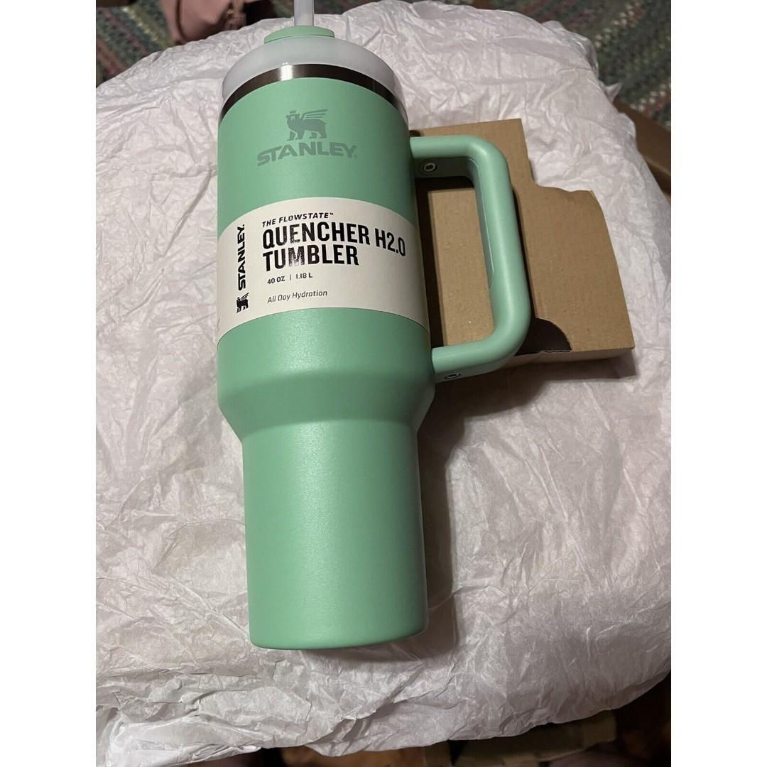 STANLEY The Quencher H2.0 Flowstate Tumbler | 40oz JADE **New LIMITED Color**