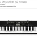 Casio Portable Keyboard with Power Suppl