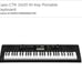 Casio Portable Keyboard with Power Suppl