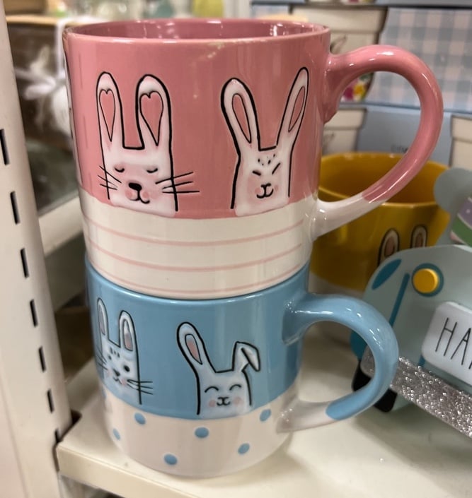 Easter Bunny Stackable mug set