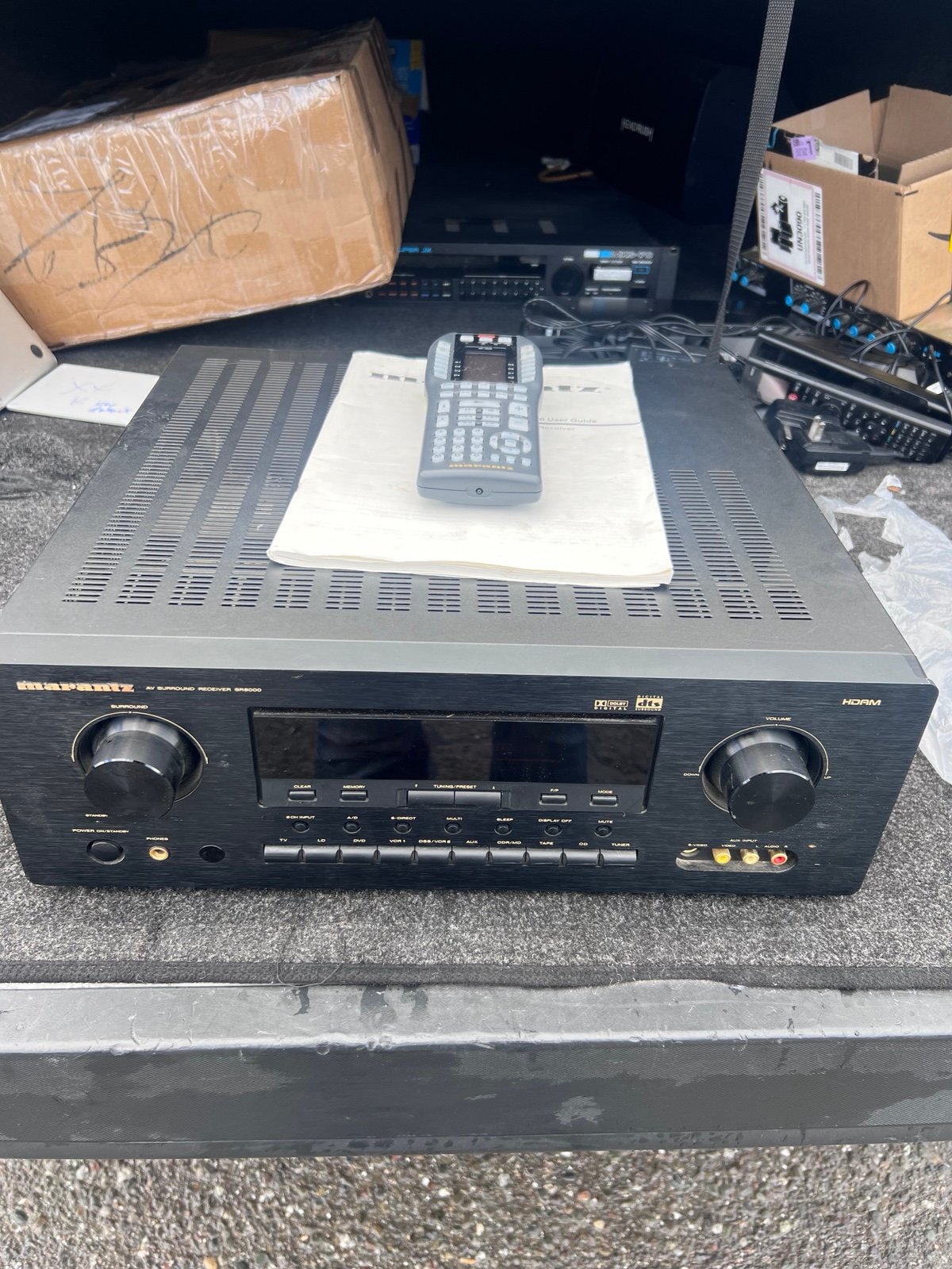 Marantz SR-8000/U1B 5.1 Digital Home Theater Surround Receiver Bundle **TESTED