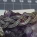 Sterling Silver Native Cuff Braided. Very Flexible & Cool Piece