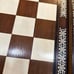 Large Vintage Wood Inlaid Chessboard or Checkerboard