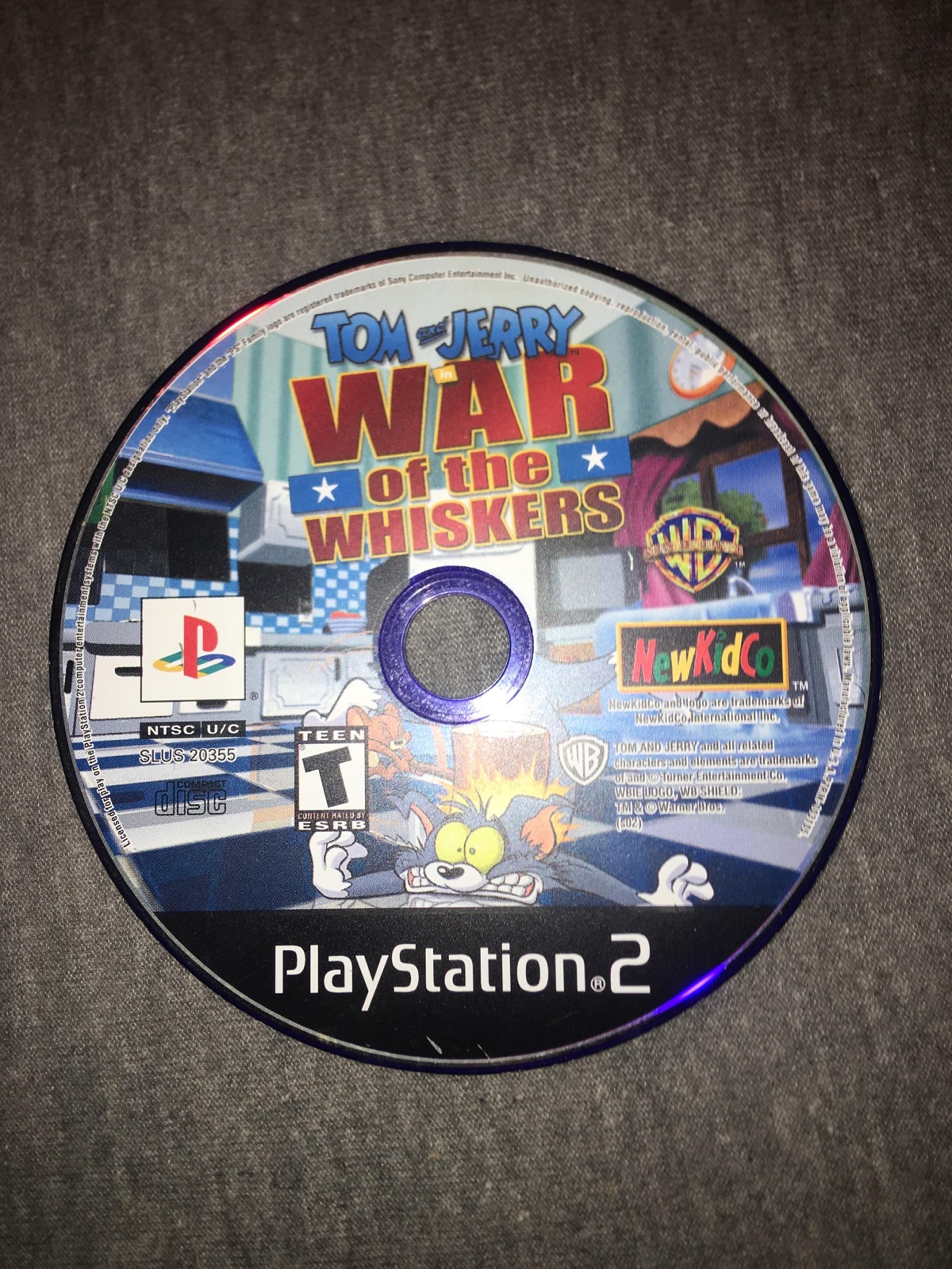 Tom and Jerry War of Whiskers For Playstation 2