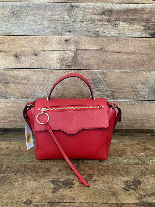 Rebecca Minkoff Tomato Textured Leather on sale Gabby Satchel--NWT