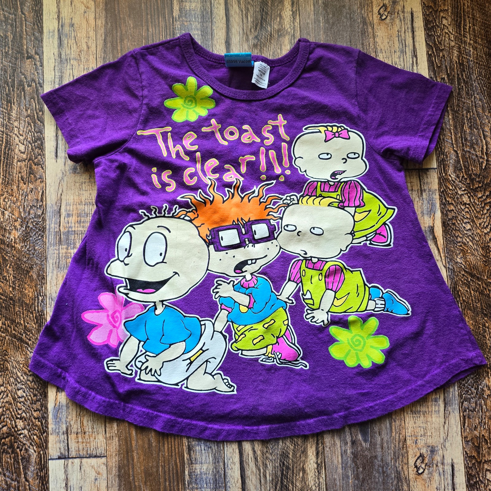 Vintage rugrats t shirt size 7/8 girls