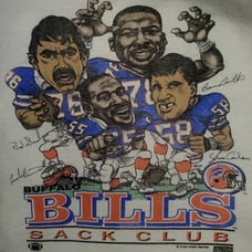 Vintage Buffalo Bills Sack Club Character Shirt