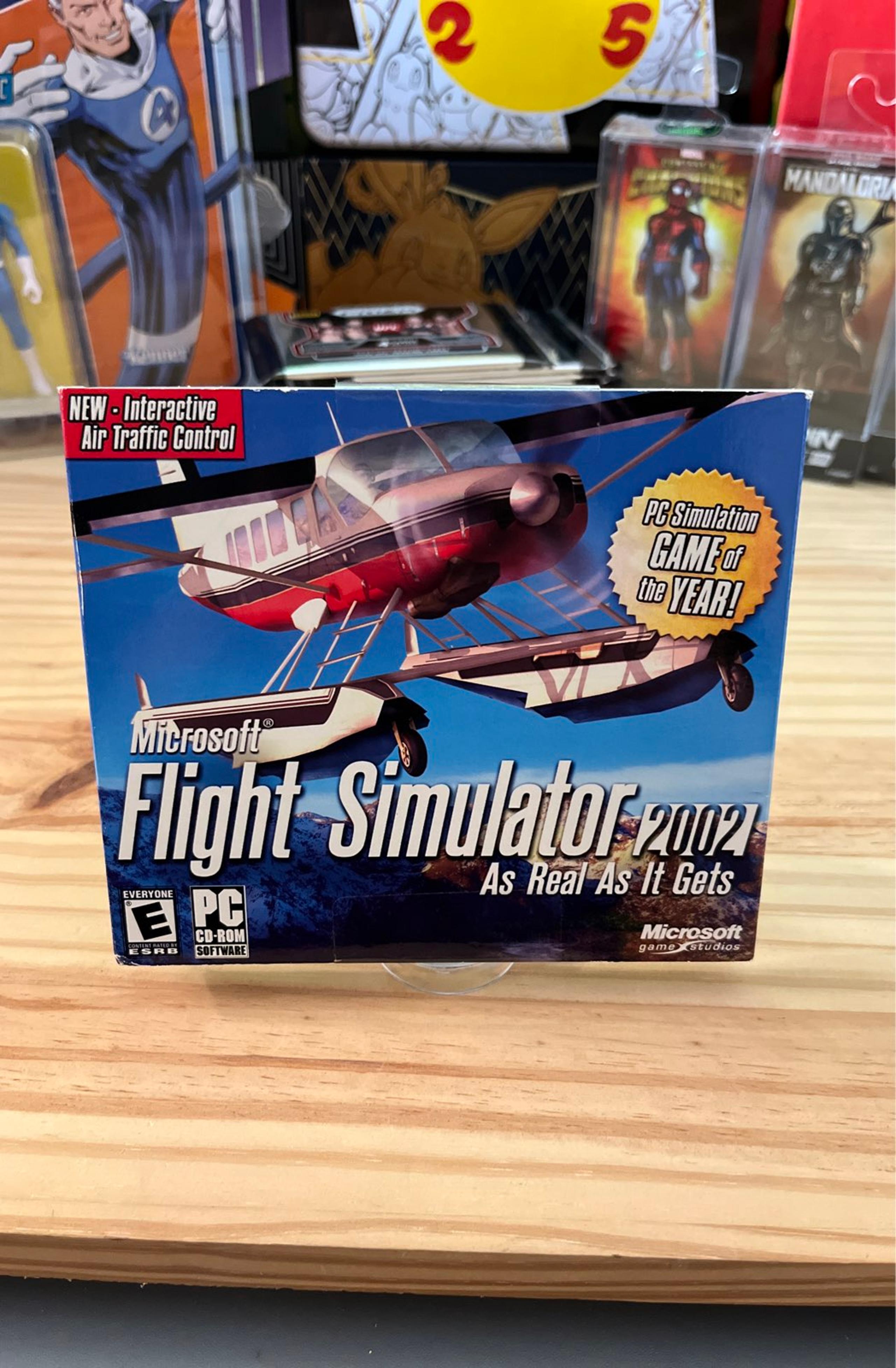 Microsoft Flight Simulator 2002 Jewel Case (PC, 2009) New Sealed