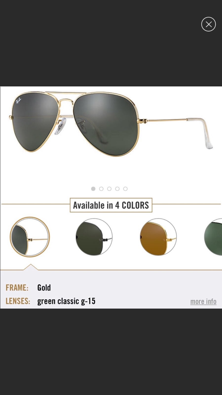 ray ban aviators
