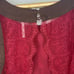 Free People Russian Red Hi-Lo Sleeveless Printed Lace Open Back Boho Dress