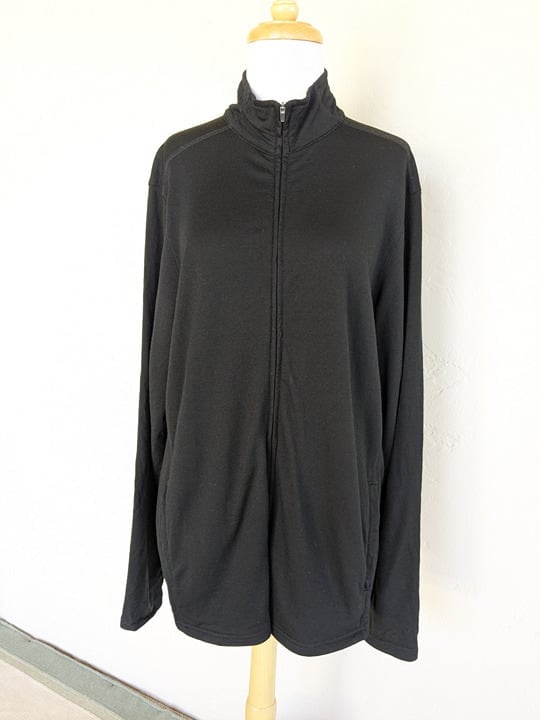 Ibex Men's Large 100% Merino Full-Zip Sweater