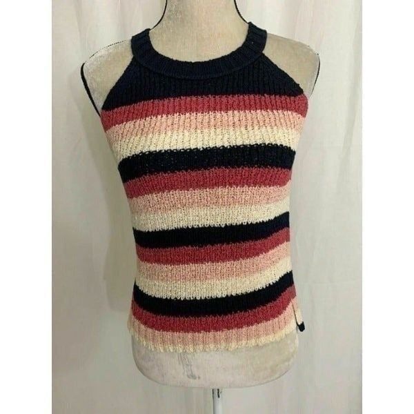 J Crew New Striped tank sweater top