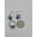 Honolulu Jewelry Co Sterling Silver Synthetic Opal Inlay Turtle Ring & Earrings