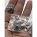 Honolulu Jewelry Co Sterling Silver Synthetic Opal Inlay Turtle Ring & Earrings