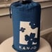 Kanjo memory foam acupuncture mat/pillow/bag teal and white mat size 28x17x1 in