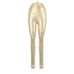 CARBON38 Beige Metallic Gold Mini Leopard High Rise 7/8 Leggings - M